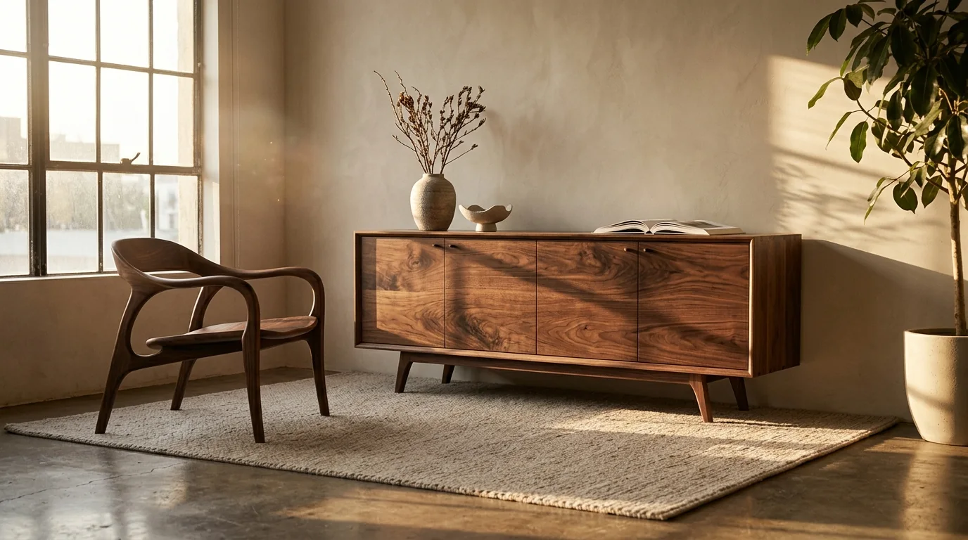 Beautifully photographed handmade wooden furniture